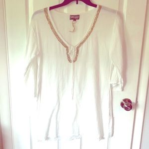 The Royal standard collection blouse/cover-up size L